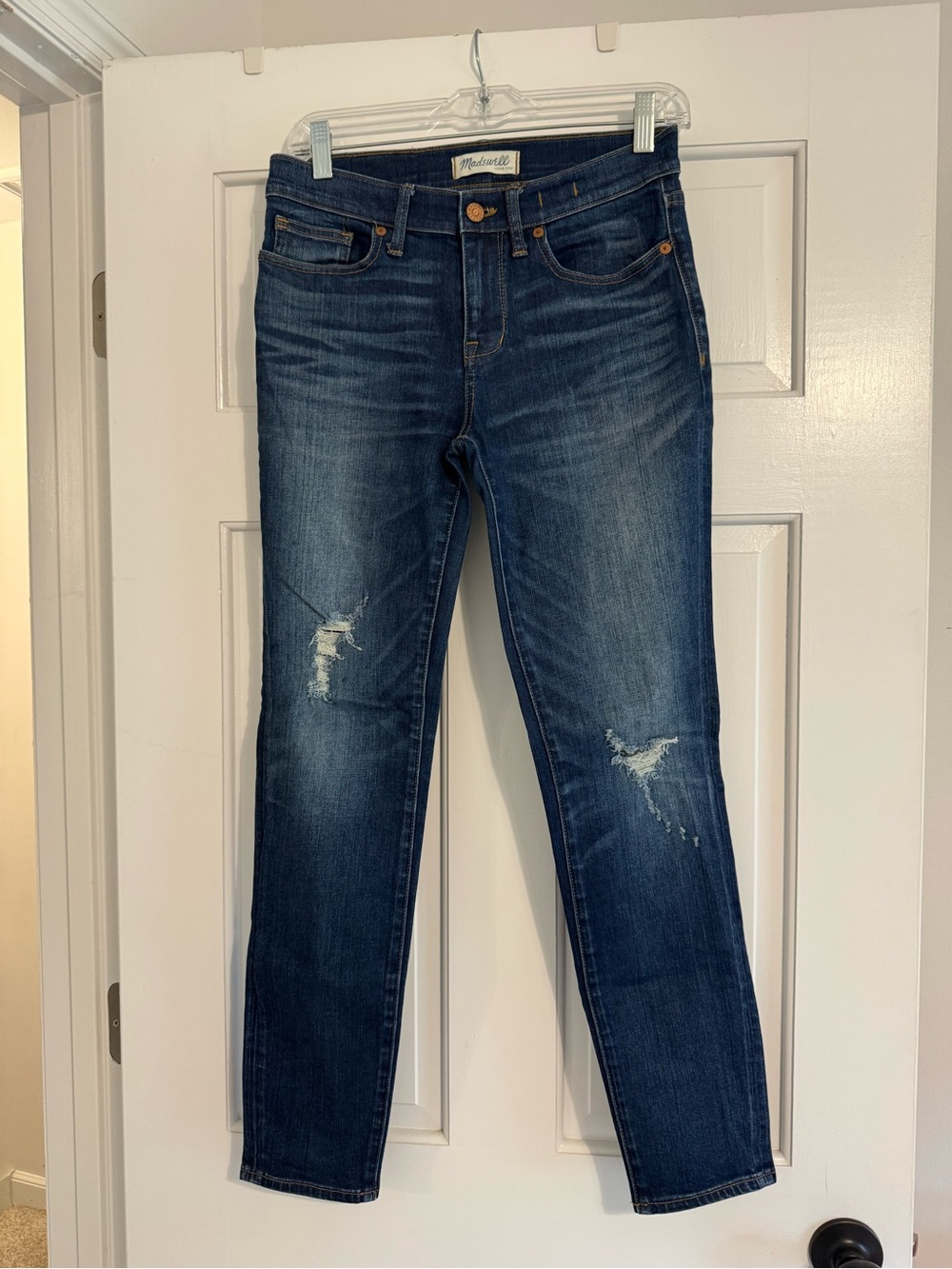 Madewell Indigo Ripped Skinny Jeans